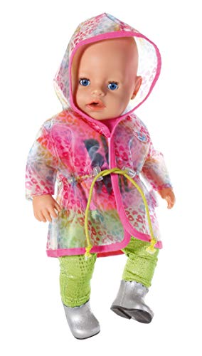 BABY born Deluxe Trendy Rainbow Set 43cm Zapf Creation-Abbigliamento per bambole, con accessori alla moda, motivo arcobaleno, Multicolore, 828328 - immagine 4