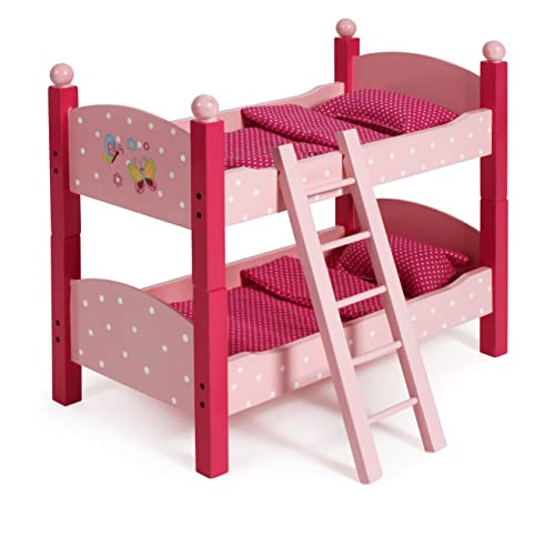 Bayer Chic 2000 513-90 Letto a castello per bambole, 3 anni a 8 anni, Papilio rosa