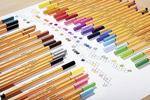 Fineliner - STABILO point 88 - Rollerset con 30 Colori assortiti - immagine 8