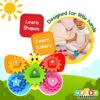 Giocattoli in legno Montessori per bambini e ragazzi di 2 anni,Puzzle per bambini,Ordinamento delle forme,Sviluppa le abilità motorie,Giocattoli sensoriali per bambini - immagine 5