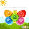 Giocattoli in legno Montessori per bambini e ragazzi di 2 anni,Puzzle per bambini,Ordinamento delle forme,Sviluppa le abilità motorie,Giocattoli sensoriali per bambini - immagine 7