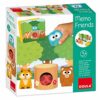 Goula- Babbo Natale Memo Friends, Multicolore, Large, 53171
