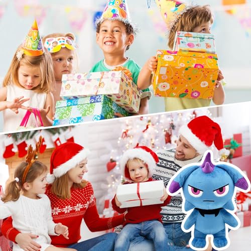HBSFBH Palworld Plush, 28CM Cute Enemy Plushies Toy, Peluche Palworld, Palworld Plushies, Palworld Lamball Peluche, Peluche Depresso Palworld, Palworld Plush Toys, PalWorld Peluche for Boys And Girls - immagine 8