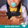 HOMYBABY Dispositivo di Sicurezza Seggiolino Auto – Fibbia Gancio Cintura Seggiolino Auto Bambino – Impedisce al Bambino di Togliere le Braccia dall’Imbracatura – Per Seggiolini, Passeggino - immagine 4