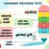 Leomark Cuisine Vintage in legno, giocattolo per bambini, gioco d'imitazione, educazione tavola divertimento, accessori da cucina, dimensioni: 59cm x 30cm x 75cm (LxPxA)
