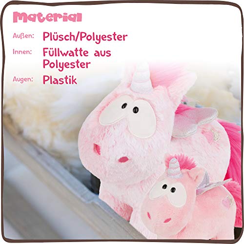 Nici 44364 - Unicorno di peluche, 22 cm, 22 cm, colore: Rosa - immagine 5