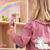 OOTSR Kit per Attività Creative Legno per Bambini, 12Pz Unicorno Specchi in Legno Set, fai da te Creativo Arte e Artigianato Regali per Ragazze Compleanno Festa Decorazione - immagine 5