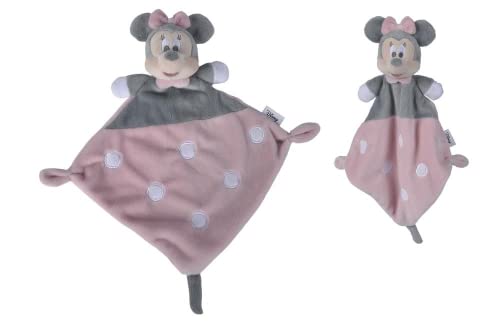 SIMBA Peluche Disney Baby- Minnie Doudou Mantita 30 cm, realizzato con materiali 100% riciclati, licenza ufficiale Disney, adatto a tutte le età (6315870331)