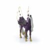 Schleich Bayala, Unicorn Gifts for Girls and Boys, Star Unicorn Pegasus Toy Figure, Purple and Gold, Ages 5+ - immagine 5