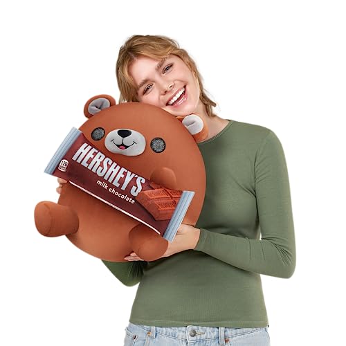 Snackles Serie 1 - Orso Surprise, peluche medio, ultra morbido, confortevole, 35 cm, con licenza Snack, accessorio di marca, età 3+ (orso) - immagine 4