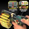 VATOS Pistola giocattolo in schiuma Blaster per bambini, con rivista a catena (18 clip per freccette), pistole giocattolo automatiche e manuali con 40 freccette, giocattolo regalo per bambini dai 6 ai - immagine 6