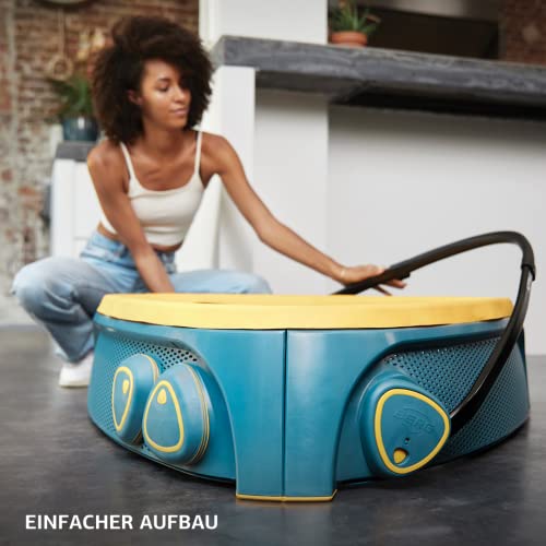 BERG Hoppaa - Trampolino per bambini (1-4 anni), per interni ed esterni, staffa di sicurezza e pietre antiscivolo per favorire le capacità motorie e l'equilibrio, montaggio semplice, durevole e - immagine 3