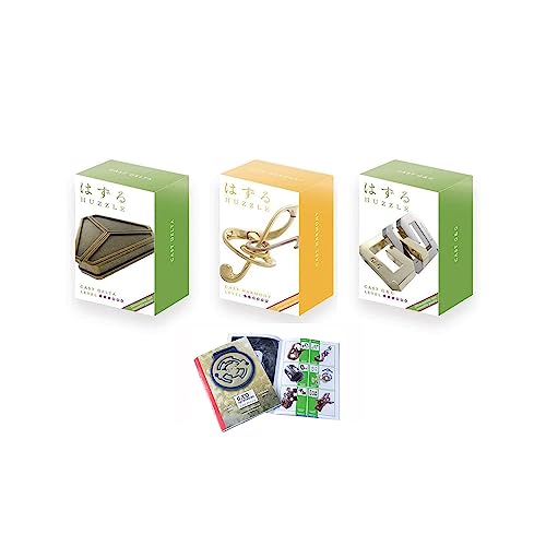 Cast Huzzle Puzzle Set Delta, Harmony, G&G No.9 con 3 giochi con volantino del prodotto Cast Huzzle