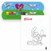Editorial GEU Stitch Regali | Quadri Da Pittura Con Numeri | Kit Disegno Bambini Lilo e Stitch | Tela Pittura Bambini Con Numeri - Include Dipinti e Pennelli "Paint by Numbers