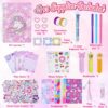 HappyKidsClub Regali per Ragazze dai 4 ai 12 Anni, Regali Unicorno per Ragazze Kit di Album per Ritagli Ragazze Giocattoli per Bambini Età 5-10 Regali per Ragazze Adolescenti Giocattoli Frozen Regali - immagine 3