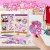 HappyKidsClub Regali per Ragazze dai 4 ai 12 Anni, Regali Unicorno per Ragazze Kit di Album per Ritagli Ragazze Giocattoli per Bambini Età 5-10 Regali per Ragazze Adolescenti Giocattoli Frozen Regali - immagine 7