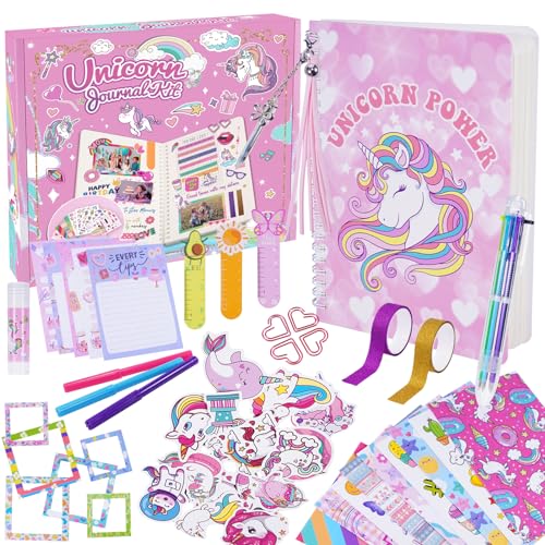 HappyKidsClub Regali per Ragazze dai 4 ai 12 Anni, Regali Unicorno per Ragazze Kit di Album per Ritagli Ragazze Giocattoli per Bambini Età 5-10 Regali per Ragazze Adolescenti Giocattoli Frozen Regali