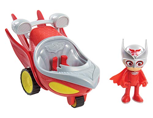 Just Play - PJ Masks Veicolo Speed Booster – Gufetta (Bandai 95232), colori assortiti