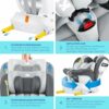 KIDIZ® Seggiolino auto per bambini Seggiolino auto per neonati Seggiolino auto per bambini Isofix Top Tether Girevole a 360° Gruppo 0/1/2/3 dalla nascita 0-36kg - immagine 10