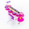 Kinderplay Pianola Bambini, Pianoforte per Bambini - Tastiera 37 Tasti Microfono e Sgabello, Pianoforte Bambini, Altezza con Microfono 60 cm Altezza Tasti Tastiera: 45 cm, KP8285 - immagine 4