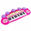 Kinderplay Pianola Bambini, Pianoforte per Bambini - Tastiera 37 Tasti Microfono e Sgabello, Pianoforte Bambini, Altezza con Microfono 60 cm Altezza Tasti Tastiera: 45 cm, KP8285 - immagine 8