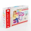 Kinderplay Pianola Bambini, Pianoforte per Bambini - Tastiera 37 Tasti Microfono e Sgabello, Pianoforte Bambini, Altezza con Microfono 60 cm Altezza Tasti Tastiera: 45 cm, KP8285 - immagine 9