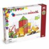 MAGNA-TILES Builder XL - Set di costruzioni magnetiche da 50 pezzi, il marchio originale per costruzioni magnetiche
