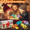 MOONTOY Macchinine per Bambini 1 Anno, Macchinina Bambino Dinosauro, Set di 4 Veicoli da Costruzione con Dinosauri, Macchinine Press & Go per Bambini 12 18 Mesi, Grande Regalo per i Bambini 1 2 3 Anni - immagine 8