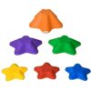 Outsunny Pietre di fiume, 6 pezzi, pietre di bilanciamento, gioco d'equilibrio, pietre impilabili antiscivolo, portata fino a 80 kg, per bambini da 3 a 8 anni, colorate