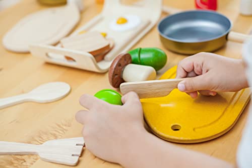 PLAN TOYS- Assorted Vegetable Set, Colore Legno, 3601 - immagine 3