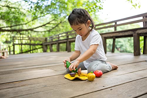 PLAN TOYS- Assorted Vegetable Set, Colore Legno, 3601 - immagine 4