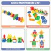 Sweety Fox Giochi Montessori 2 Anni - Giochi di attività e Sviluppo 1 2 3 Anni - Giochi Bambini 2 Anni - immagine 12