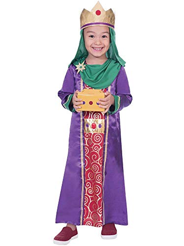 amscan Wicked Costumes - Costume da re re per bambini, età 7-8 anni