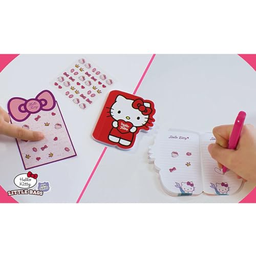 #sbabam FUNNY BOX Hello Kitty Little Bags New Edition, Borsetta Bambina Colorata con Accessori Inclusi, Pack 2 Pezzi, Borsa Bambina con Hello Kitty Gadget - Borsette e Giochi per Bambini +3 Anni - immagine 11