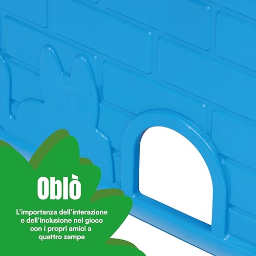 Baroni Toys Casetta da Giardino per Bambini, Casina in Plastica con Porte e Finestre Apribili, Dettagli Curati, adatta a Bambini dai 2 anni in su, 122x104x110 cm - immagine 7