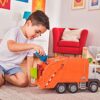 Driven Großer Müllabfuhrwagen 54 cm – Mit Lichtern, Geräuschen und Funktionen – LKW Spielzeug Müllauto ab 3 Jahren, Kinder Spielzeug Mädchen und Jungen - immagine 3