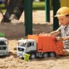Driven Großer Müllabfuhrwagen 54 cm – Mit Lichtern, Geräuschen und Funktionen – LKW Spielzeug Müllauto ab 3 Jahren, Kinder Spielzeug Mädchen und Jungen - immagine 4
