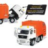 Driven Großer Müllabfuhrwagen 54 cm – Mit Lichtern, Geräuschen und Funktionen – LKW Spielzeug Müllauto ab 3 Jahren, Kinder Spielzeug Mädchen und Jungen - immagine 5