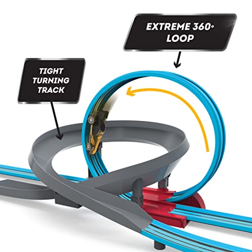 Driven by Battat Drag Race Track Play Set-Large La Pista di Corsa Turbo Dash – Set di 28 Pezzi con Circuito e 2 Macchine – Giocattolo per Bambini di 3 Anni in su, Colore Blu, WH1116C1Z - immagine 5
