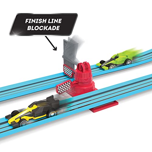 Driven by Battat Drag Race Track Play Set-Large La Pista di Corsa Turbo Dash – Set di 28 Pezzi con Circuito e 2 Macchine – Giocattolo per Bambini di 3 Anni in su, Colore Blu, WH1116C1Z - immagine 6