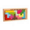 EACHHAHA Puzzle in legno 3D, colori vivaci, adatto per allenare il pensiero logico e le abilità pratiche, adatto come regalo di compleanno per bambini