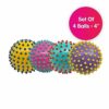 Edushape Le Originali Palle Sensoriali Color Dots - Set di 4 da 10 cm - immagine 3
