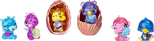 HATCHIMALS CollEGGtibles, Mermal Magic, confezione da 6 custodie per il trasporto con collEGGtibles stagione 5, per bambini dai 5 anni in su - immagine 7