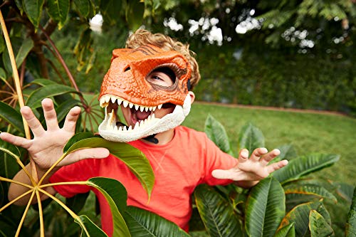 Jurassic World Dinosaur Mask with Opening Jaw, Texture and Color, Velociraptor - immagine 4