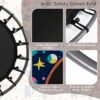 KOMFOTTEU Trampolino Elastico per Bambini dai 3 ai 6 anni, Ø 92 cm, Tappeto Elastico Bambini con Luci a LED, Mini Trampolino da Giardino con Manico e Tappetino di Sicurezza, Portata fino a 25 kg - immagine 5