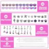 Kit per Braccialetti Bambina, Regalo Bambina 5 6 7 8 9 10 Anni, Kit Giochi Crea Braccialetti Fai Da Te, Kit per Creare Braccialetti con Ciondoli per Natale, Compleanno - immagine 4