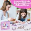 Kit per Braccialetti Bambina, Regalo Bambina 5 6 7 8 9 10 Anni, Kit Giochi Crea Braccialetti Fai Da Te, Kit per Creare Braccialetti con Ciondoli per Natale, Compleanno - immagine 7