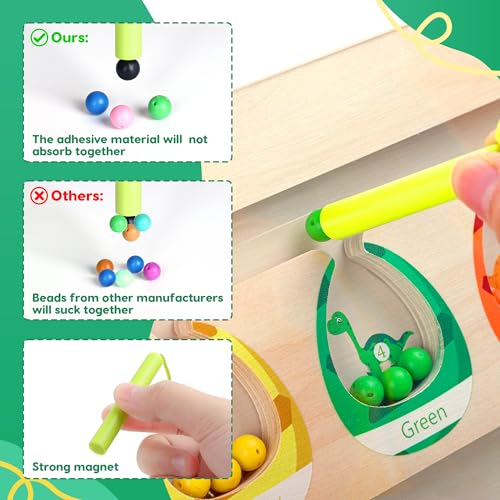 Labirinto Magnetico di Colori e Numeri Giochi Montessori Bambini 3 4 5 6 Anni Gioco di Abbinamento Selezione dei Colori Giocattoli Magnetico Labirinto Giochi Educativi Montessori Regalo per Bambini - immagine 56