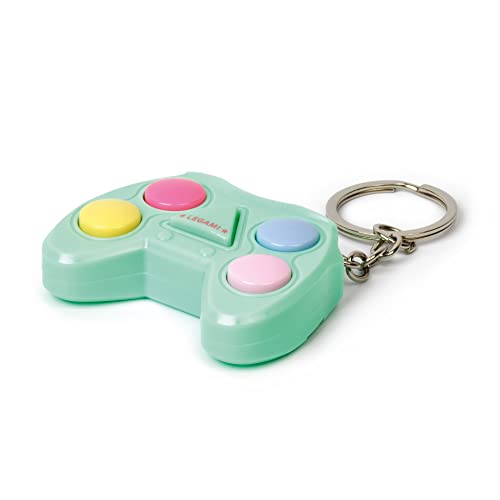 Legami- Gioco di Memoria Luminoso e sonoro, Sequenza di Colori da memorizzare e ripetere, con Anello Portachiave, Batterie Incluse, 15 Livelli, 4,5x1,5 cm, Verde, MMK0001 - immagine 3