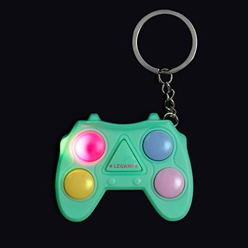 Legami- Gioco di Memoria Luminoso e sonoro, Sequenza di Colori da memorizzare e ripetere, con Anello Portachiave, Batterie Incluse, 15 Livelli, 4,5x1,5 cm, Verde, MMK0001 - immagine 5